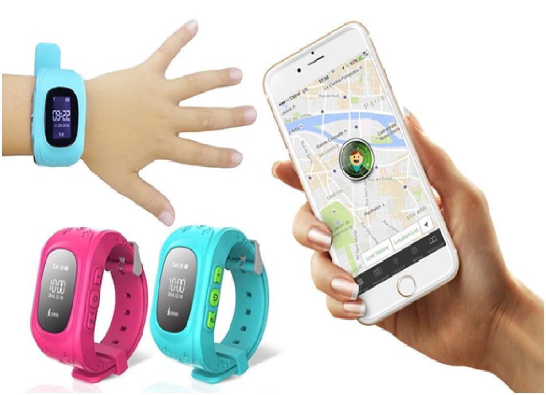 Bracelet Silicone enfant GPS Bracelet enfant montre Bracelet GPS Tracker  protecteur enfants Bracelet de montre